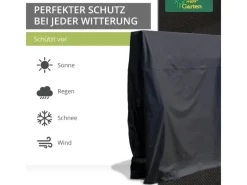 Mehr Garten Schutzhüllen|Premium Tischtennisplatte Abdeckung 165 x 40 80 x 185 cm