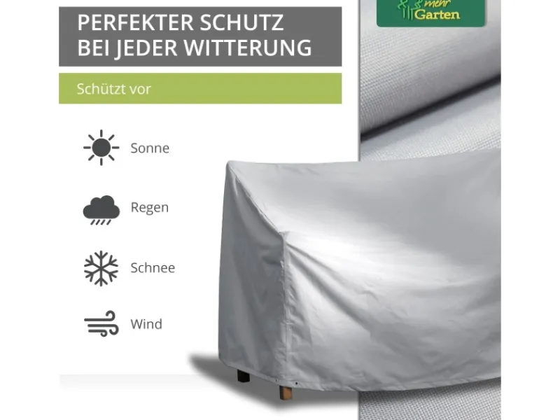 Mehr Garten Schutzhüllen|Protect Gartenbank Abdeckung 163 x 70 x 63 86