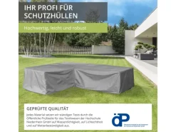 Mehr Garten Schutzhüllen|Protect Loungegruppen L-Form Asymmetrisch  237 x 175 x 80 cm Links