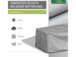 Mehr Garten Schutzhüllen|Lounge-Gartenmöbel|Protect Loungegruppen L-Form Asymmetrisch  255 x 195 x 80 cm Links