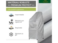 Protect Schutzhülle Stapelstuhl 68 x 98 x 110 150 cm*Mehr Garten Clearance