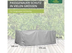 Mehr Garten Schutzhüllen|Quads|Protect Schutzhülle für Sitzgruppe Rechteckig 300 x 300 x 94 cm
