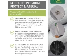 Mehr Garten Schutzhüllen|Protect Schutzhülle Gartenliege 225 x 85 x 40 cm