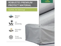 Mehr Garten Schutzhüllen|Protect Schutzhülle für Loungegruppe Rechteckig Quadratisch 365 x 365 x 80 cm