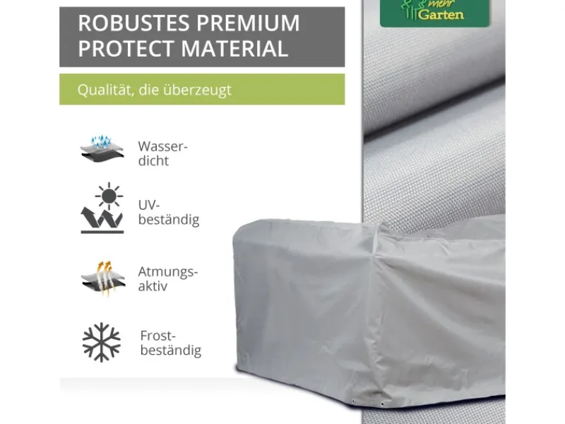 Mehr Garten Schutzhüllen|Protect Schutzhülle für Loungegruppe Rechteckig Quadratisch 365 x 365 x 80 cm