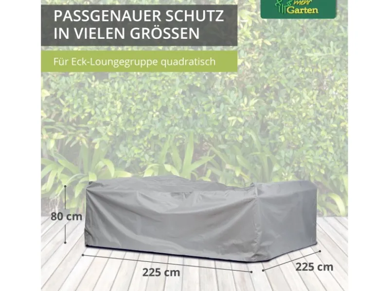 Mehr Garten Schutzhüllen|Protect Schutzhülle für Loungegruppe Rechteckig Quadratisch 365 x 365 x 80 cm
