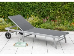 Merxx Sonnenliegen|Aktionsliege Tessin Schwarz