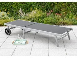 Merxx Sonnenliegen|Aktionsliege Tessin Schwarz