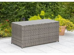 Merxx Auflagenboxen|Gartenkissenbox Grau 123 x 54 x 60 cm