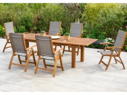 Merxx Gartenmöbel-Sets|Gartenmöbel-Set Acapulco 7-teilig Doppelausziehtisch