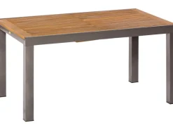 Merxx Gartenmöbel-Sets|Gartenmöbel-Set Santorin 7-teilig Stapelsessel & Ausziehtisch