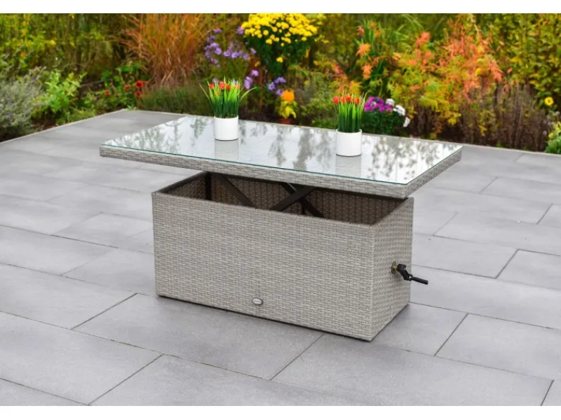 Gartentisch Chicago Rechteckig 60 cm x 46 cm*Merxx