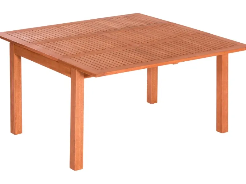 Gartentisch Quadratisch ausziehbar 150 cm x 150 cm*Merxx