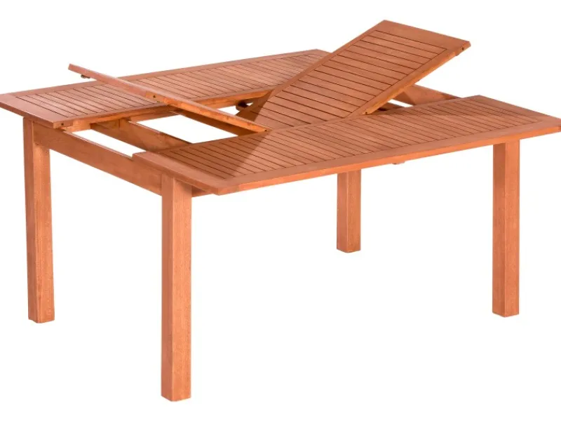 Gartentisch Quadratisch ausziehbar 150 cm x 150 cm*Merxx