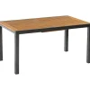 Merxx Gartentische|Gartentisch Rechteckig ausziehbar Graphit 100 cm x 250 cm