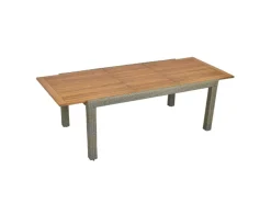 Merxx Gartentische|Gartentisch Rechteckig ausziehbar 100 cm x 75 cm