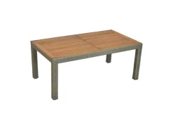 Merxx Gartentische|Gartentisch Rechteckig ausziehbar 100 cm x 75 cm