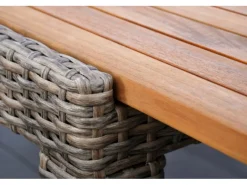 Merxx Gartentische|Gartentisch Rechteckig ausziehbar 100 cm x 75 cm