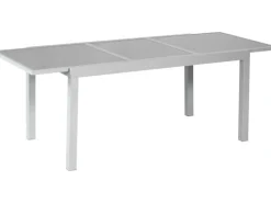 Merxx Gartentische|Gartentisch Rechteckig ausziehbar Grau 200 cm x 90 cm
