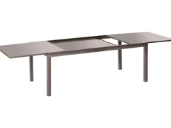 Merxx Gartentische|Gartentisch Rechteckig ausziehbar Grau 300 cm x 110 cm