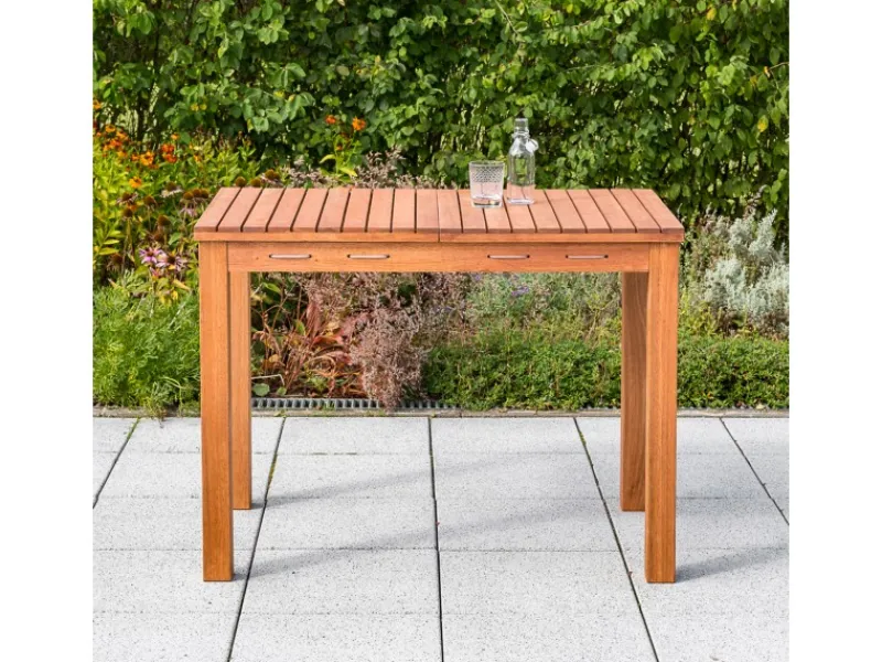 Gartentisch Rechteckig Braun 100 cm x 60 cm*Merxx