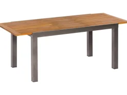 Gartentisch Santorin Rechteckig ausziehbar Braun 200 cm x 90 cm*Merxx Online