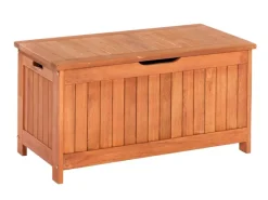 Merxx Balkonmöbel|Auflagenboxen|Kissenbox Eukalyptusholz 88 x 45 x 46 cm
