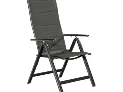 Merxx Gartenstühle|Gartenmöbel-Sets|Klappsessel Taviano 2er-Set Grafit