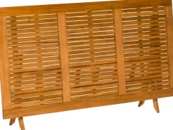 Merxx Gartentische|Klapptisch Rechteckig Braun 200 cm x 100 cm