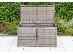 Komfortkissenbox Grau 60 x 120 x 65 cm*Merxx