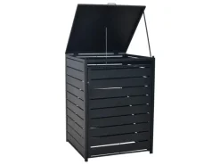 Mülltonnenabdeckung Basis Groß Aluminium/Stahl*Merxx