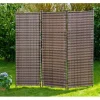 Merxx Weitere Gartenmöbel|Paravent Cognac 183 x 3 x 183 cm