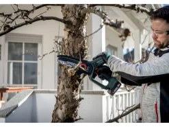 Akku-Gehölzsäge MS 18 LTX 15 mit Akkupack 18V, Ladegerät, Werkzeugtasche*Metabo