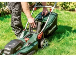 Metabo Rasenmäher|Akku-Rasenmäher RM 36-18 LTX BL 36 inkl. 2 Akkupacks 18V u. 2 Ladegeräte