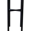 Balkonmöbel|Metall-Ständer Owen Ø 16,5 cm x 25 cm Schwarz