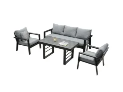 MeXo Aluminium Dining Lounge Outdoor mit Esstisch für 5 Personen* Sale