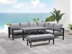 MeXo Aluminium Lounge-Set mit Esstisch für 8 Personen* Online