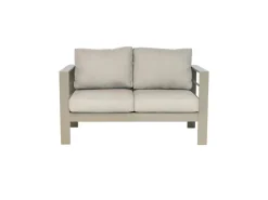 MeXo Gartensofa für Balkon 2 Sitzer Aluminium Outdoor Wetterfest* Discount