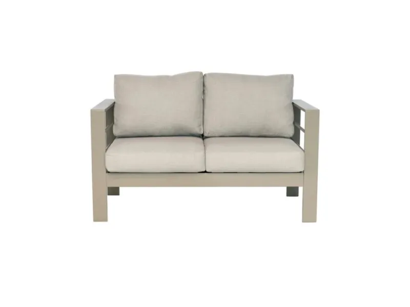 MeXo Gartensofa für Balkon 2 Sitzer Aluminium Outdoor Wetterfest* Discount