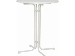 Klapptisch Rund Weiß Ø 85 cm*Mfg Best