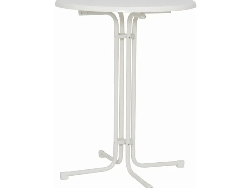 Klapptisch Rund Weiß Ø 85 cm*Mfg Best