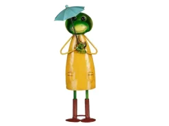 Deko-Figur Frosch mit Regenschirm 35 cm Gelb*Mica Decorations Outlet