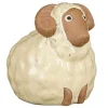 Deko-Figur Schaf Keramik 19,5 cm x 17 cm x 20,5 cm Creme*Mica Decorations Discount