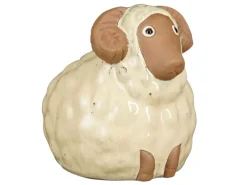 Deko-Figur Schaf Keramik 19,5 cm x 17 cm x 20,5 cm Creme*Mica Decorations Discount