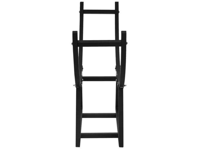 ML-Design Weitere Ordnungssysteme Für Den Garten|Kaminholzregale|Kaminholzregal 55 x 94 x 21 cm Schwarz Metall Innen/Außen U-förmiges