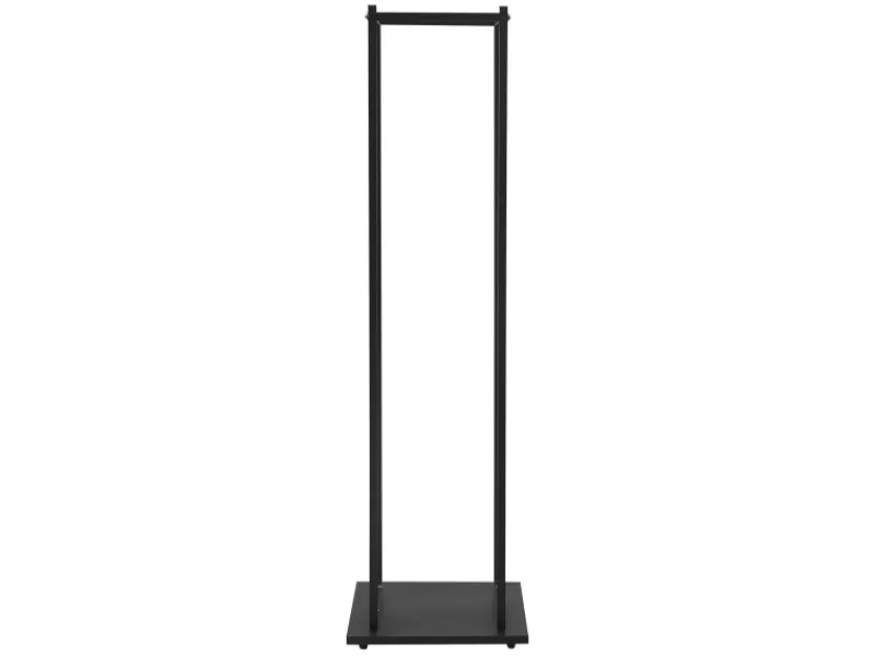 Kaminholzregal 33 x 115 x 33 cm Rechteckig Schwarz Metall Innen/Außen*ML-Design Clearance