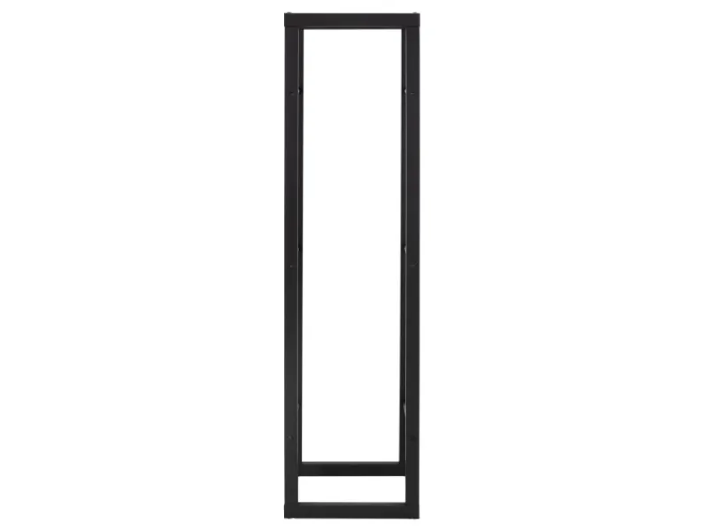 ML-Design Weitere Ordnungssysteme Für Den Garten|Kaminholzregale|Kaminholzregal 40x150x25 cm Rechteckig Schwarz Metall Innen/Außen
