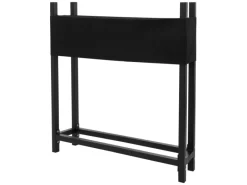 Metall Kaminholzregal mit Abdeckung 113x25x115 cm Anthrazit Stahl*ML-Design Clearance