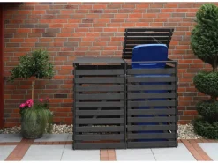 Promadino Mülltonnenboxen|Mülltonnenbox Vario V für 2 Tonnen