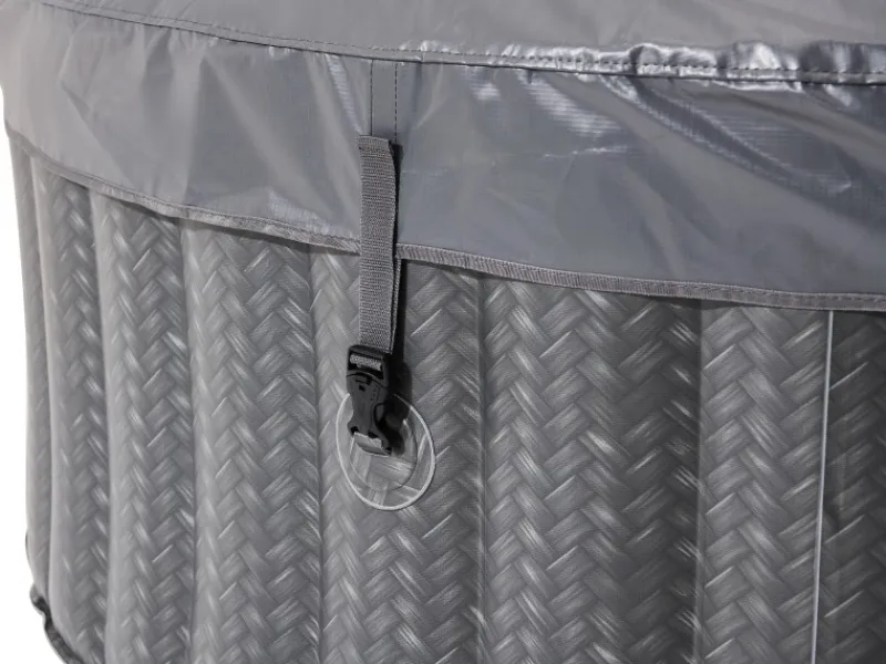 Mobiler Whirlpool OTTOMAN Rattan Design Ø 204 x 70 cm f. 6 Pers.* New